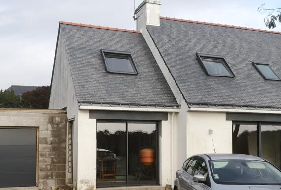 Réalisation  Gustave Rideau à Ploemeur pour Boris et Marianna