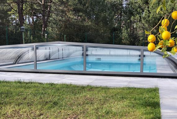 Réalisation d'un abri de piscine Gustave Rideau à Saint-Hilaire-de-Riez pour Dominique et Francoise