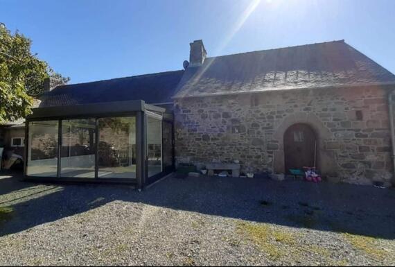 Réalisation d'une véranda Gustave Rideau à Kerbors pour Yveline