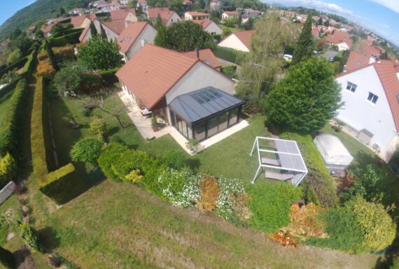 Réalisation d'une véranda Gustave Rideau à Perignat-Les-Sarlieve pour Jérémie