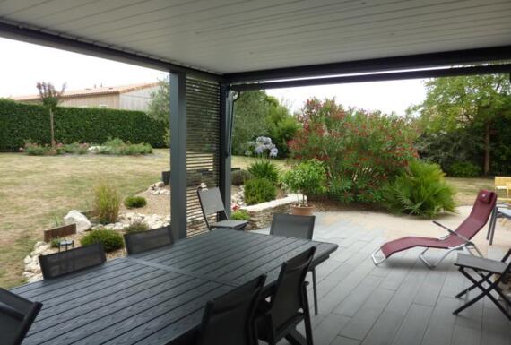 Réalisation d'une pergola Gustave Rideau à Coulonges-sur-L’autize pour Michel