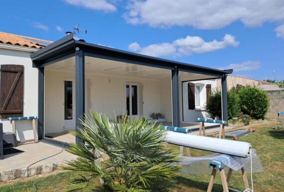Réalisation d'une extension de maison Gustave Rideau à Nuaille-D’aunis pour Sylvie