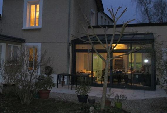 Réalisation d'une véranda Gustave Rideau à Liguge pour Françoise