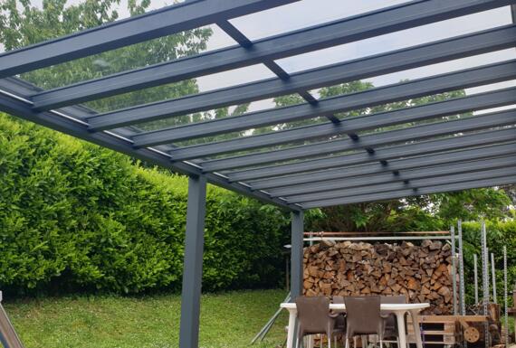 Réalisation d'une pergola Gustave Rideau à Escalquens pour Patricia