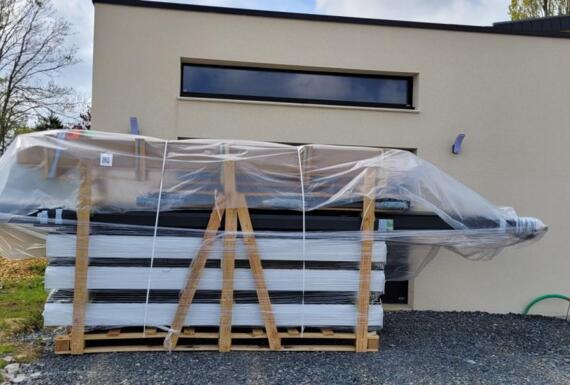 Réalisation d'une pergola Gustave Rideau à Boulon pour Veronique