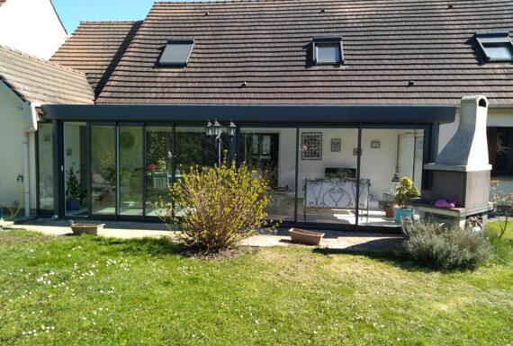 Réalisation d'une véranda Gustave Rideau à Maignelay-Montigny pour Abdelkader