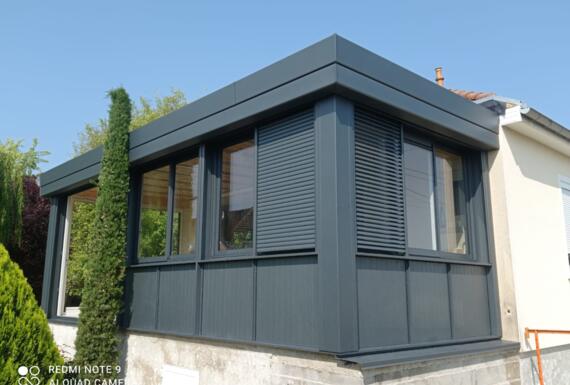 Réalisation d'une extension de maison Gustave Rideau à Savieres pour Cécile