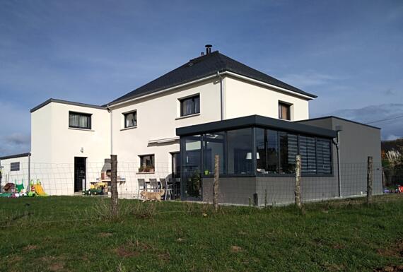 Réalisation d'une véranda Gustave Rideau à Breteil pour Franck