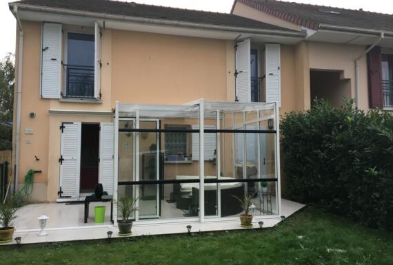 Réalisation d'un abri de terrasse Gustave Rideau à Neuilly-Plaisance pour Francis