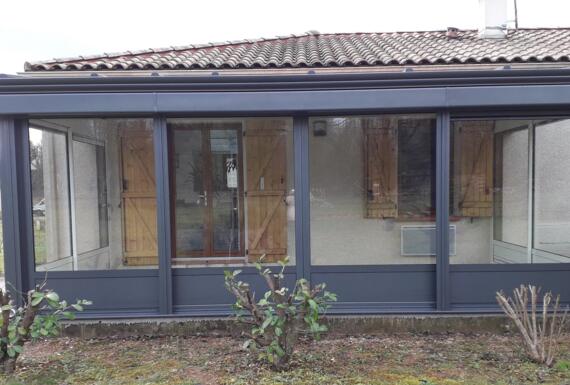 Réalisation d'une véranda Gustave Rideau à Saint-Antonin-Noble-Val pour Sylvie