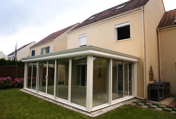 Réalisation d'une véranda Gustave Rideau à Bailly-Romainvilliers pour Stéphane