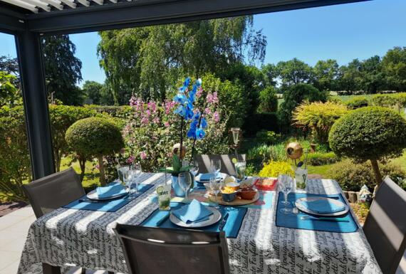 Réalisation d'une pergola Gustave Rideau à Sainte-Flaive-des-Loups pour Dominique