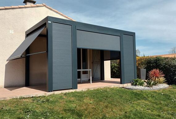 Réalisation d'une pergola Gustave Rideau à Niort pour Gilberte