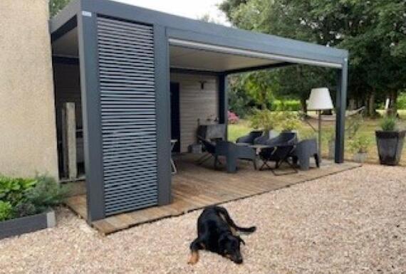 Réalisation d'une pergola Gustave Rideau à Champniers pour Frédérique