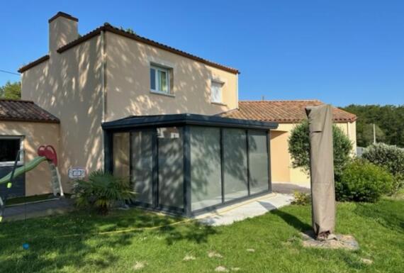 Réalisation d'une véranda Gustave Rideau à Vertou pour Pascal