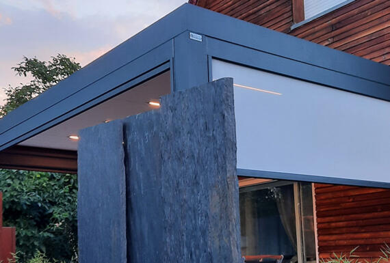 Réalisation d'une pergola Gustave Rideau à Still pour Eric et Laurence