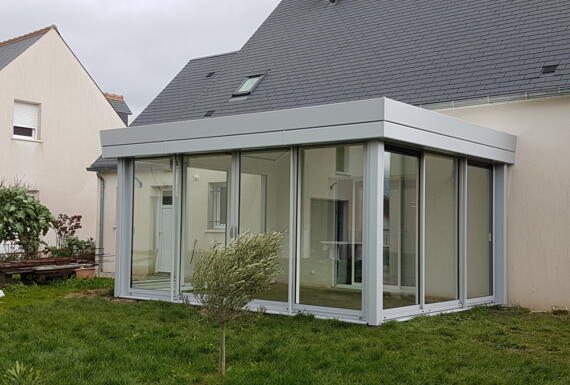 Réalisation d'une véranda Gustave Rideau à Joue-Les-Tours pour Guillaume