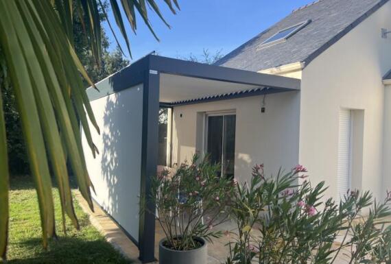 Réalisation d'une pergola Gustave Rideau à Nantes pour Stephane