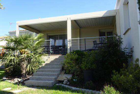 Réalisation d'une pergola Gustave Rideau à Niort pour Jean-claude