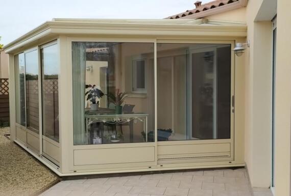 Réalisation d'une véranda Gustave Rideau à Jard-sur-Mer pour Lucien