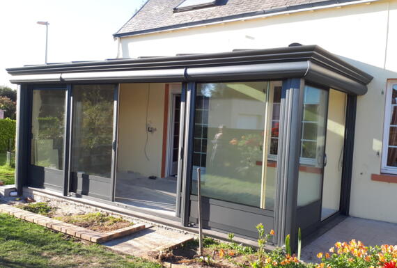 Réalisation d'une véranda Gustave Rideau à Vannes pour Pascal