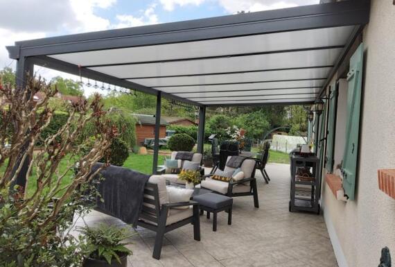 Réalisation d'une pergola Gustave Rideau à Donnery pour Régine et Michel