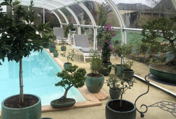 Réalisation d'un abri de piscine Gustave Rideau à Combourg pour Daniel