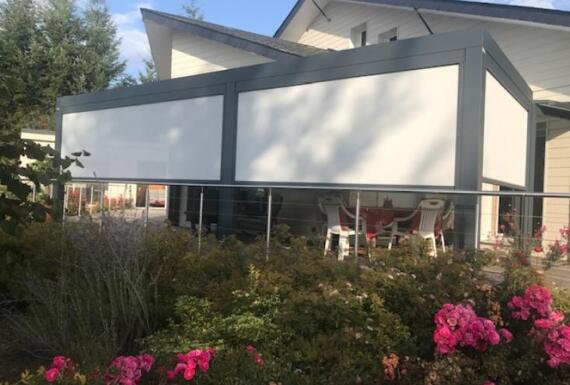 Réalisation d'une pergola Gustave Rideau à Ussel pour Daniel