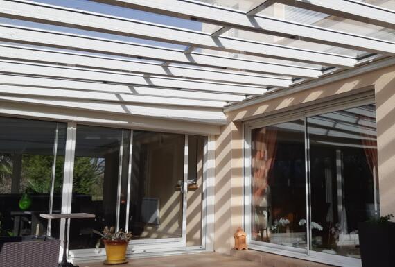 Réalisation d'une véranda Gustave Rideau à Pornic pour Bruno
