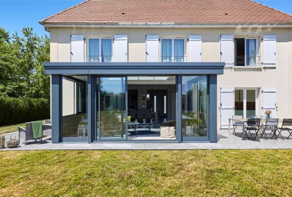 Réalisation d'une extension de maison Gustave Rideau à Sebecourt pour Dominique
