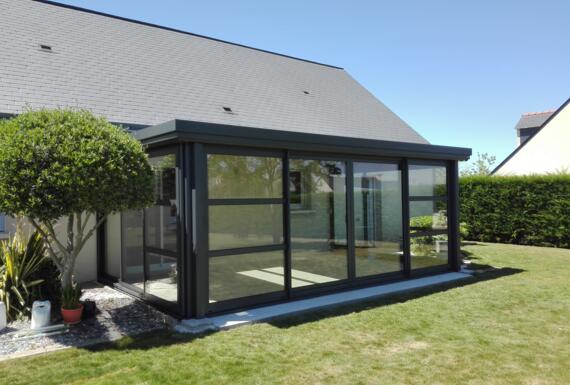Réalisation d'une véranda Gustave Rideau à Saint-Vincent-des-Landes pour Laurent