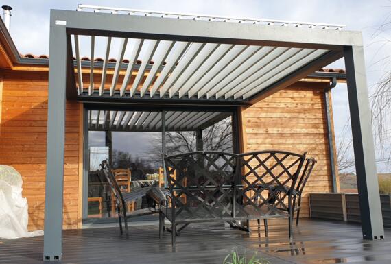 Réalisation d'une pergola Gustave Rideau à Lezat-sur-Leze pour Adrien
