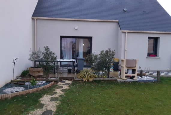 Réalisation d'une véranda Gustave Rideau à Domagne pour Christophe et Carole