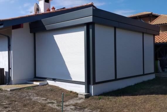 Réalisation d'une véranda Gustave Rideau à Biscarrosse-Plage pour Rémy
