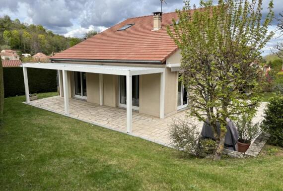 Réalisation d'une pergola Gustave Rideau à Royat pour Olivier