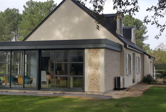 Réalisation d'une extension de maison Gustave Rideau à Saint-Philbert-du-Peuple pour Thierry