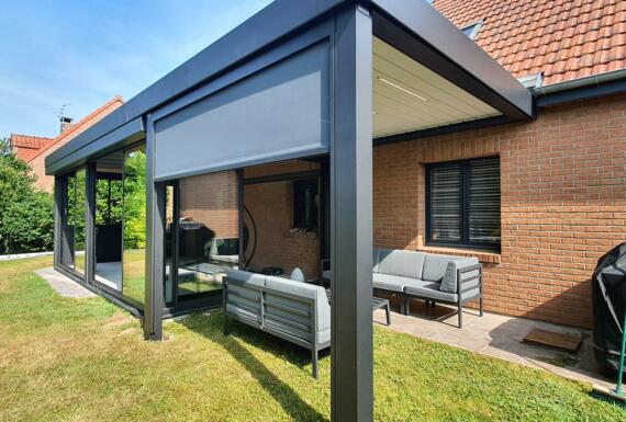 Réalisation d'une extension de maison Gustave Rideau à Merignies pour Hervé