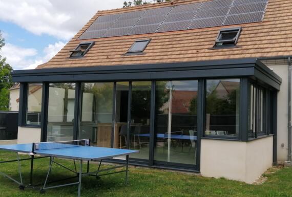 Réalisation d'une extension de maison Gustave Rideau à Vert-Le-Grand pour Jerome
