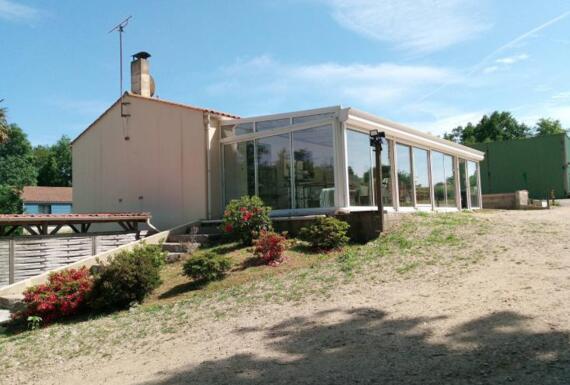 Réalisation d'une véranda Gustave Rideau à Saint-Vincent-sur-Graon pour Joel