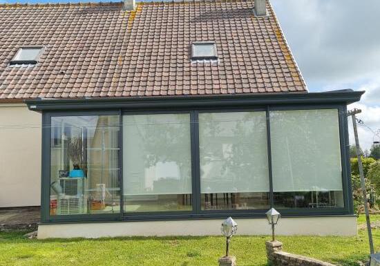 Réalisation d'une véranda Gustave Rideau à Evrecy pour Patrice
