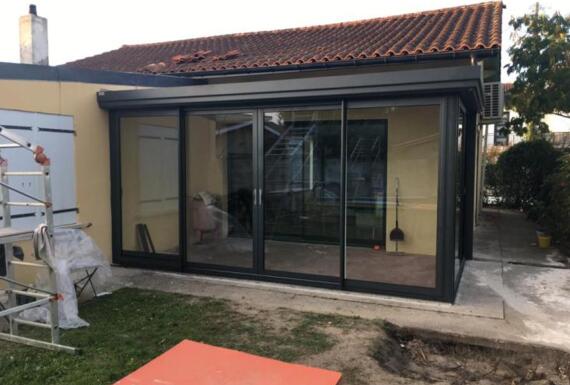 Réalisation d'une véranda Gustave Rideau à Villenave-D’ornon pour Olivier