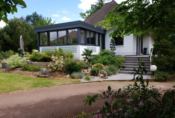 Réalisation d'une véranda Gustave Rideau à Combleux pour Dominique