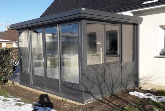 Réalisation d'une véranda Gustave Rideau à Berck pour Eric et Florence