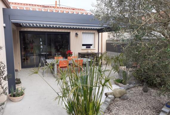Réalisation d'une pergola Gustave Rideau aux Sables-D’olonne pour Patrice et Brigitte