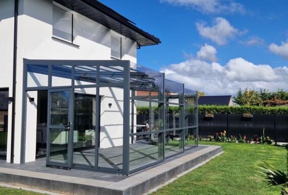 Réalisation d'un abri de terrasse Gustave Rideau à Marck pour André et Karine