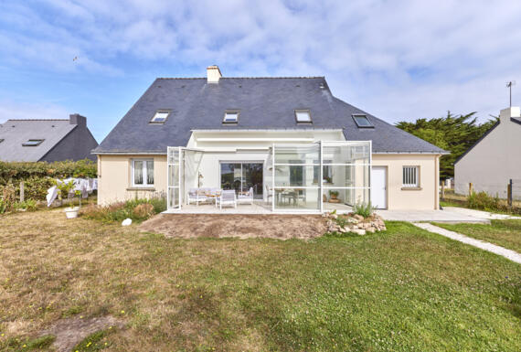Réalisation d'un abri de terrasse Gustave Rideau à Piriac-sur-Mer pour Marie