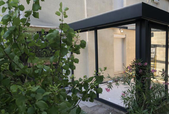 Réalisation d'une véranda Gustave Rideau à Beziers pour Linda