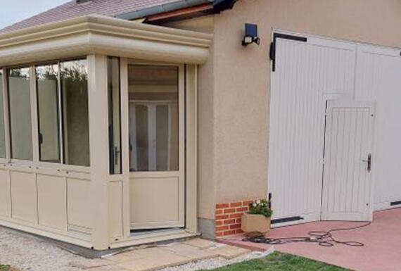 Réalisation d'une véranda Gustave Rideau à Commune-Nouvelle-D’arrou pour Didier