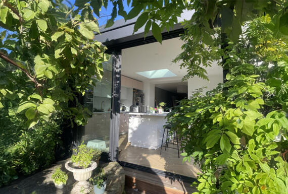 Réalisation d'une extension de maison Gustave Rideau à Nantes pour Lise et Fabien