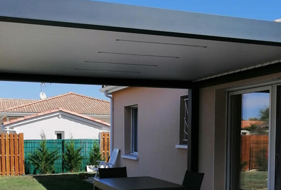 Réalisation d'une pergola Gustave Rideau à Roquefort pour Jean-Jacques